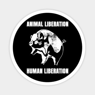 animal liberation human liberation Magnet